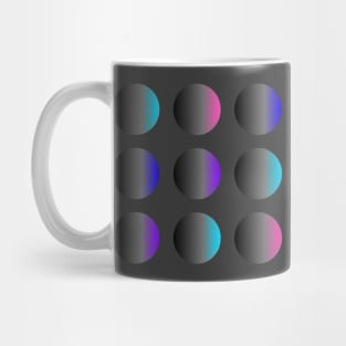 Multicolor Gradient Circle Pattern Mug